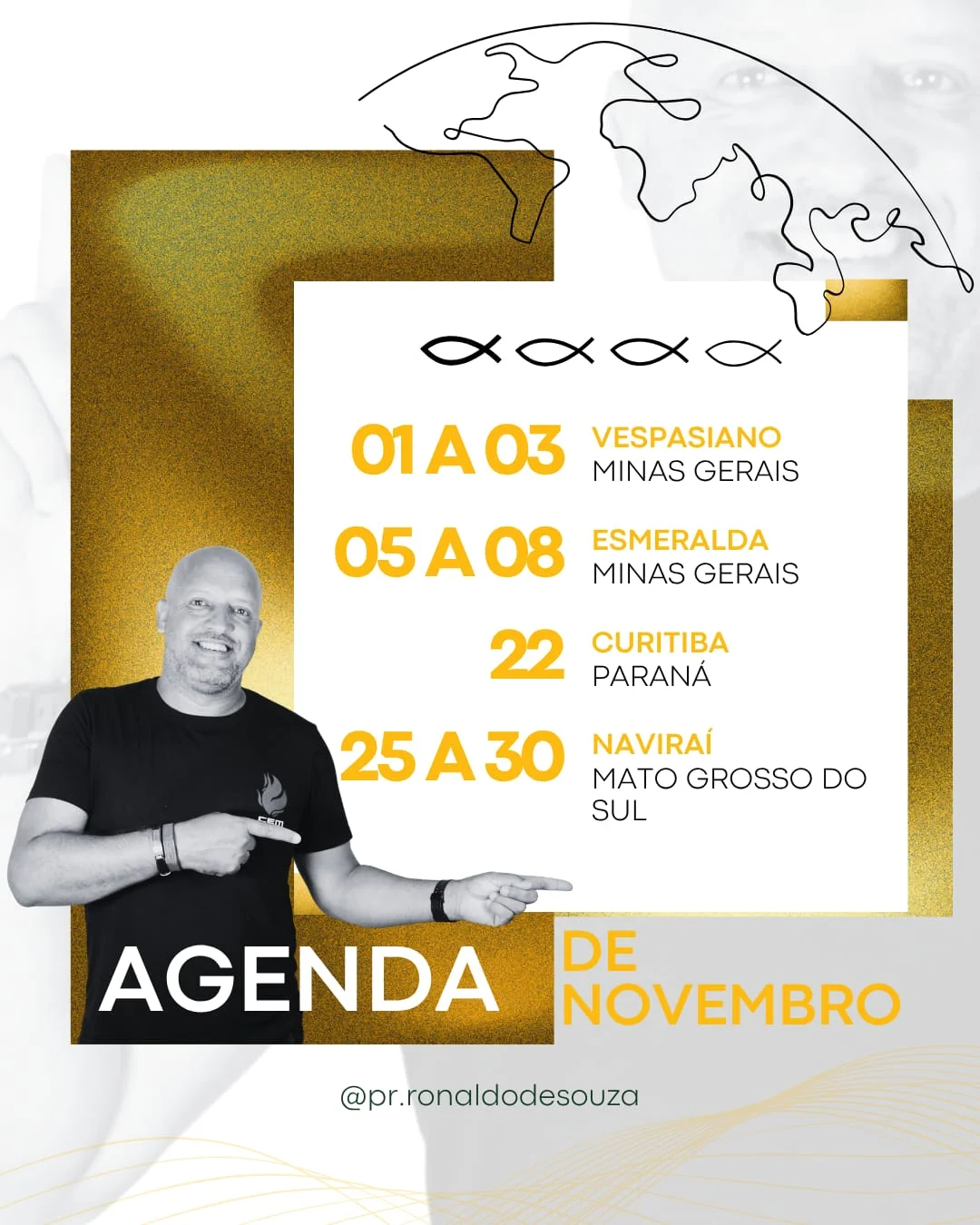 Agenda de Novembro — Vespasiano