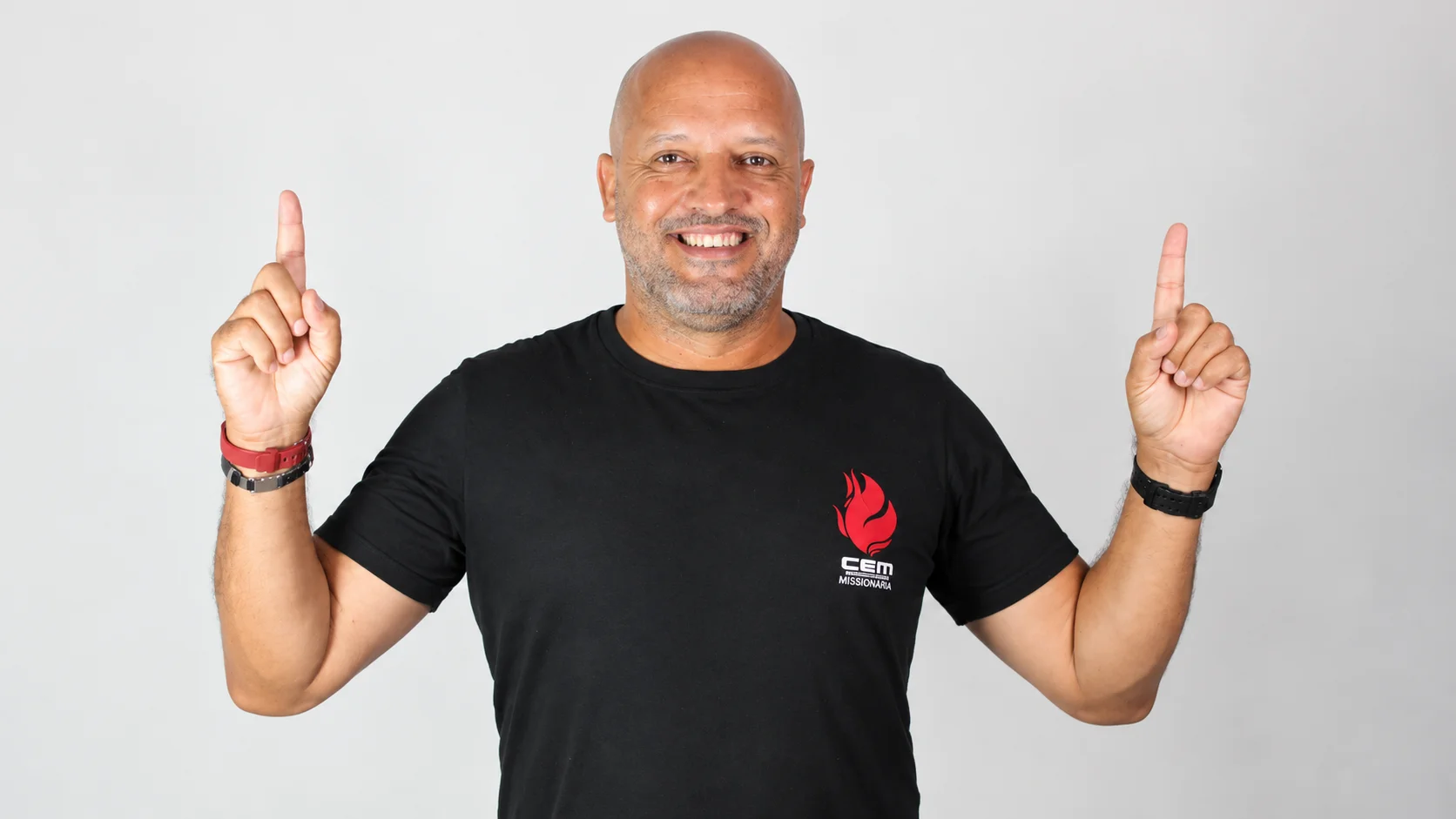 Ronaldo Souza em um momento de celebração