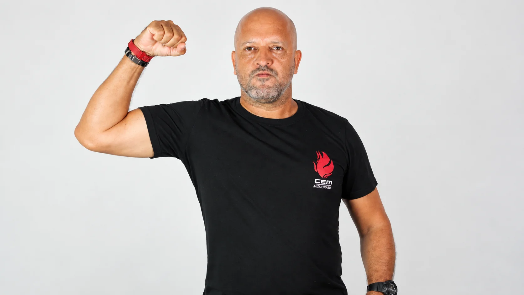 Ronaldo Souza preparado para um evento